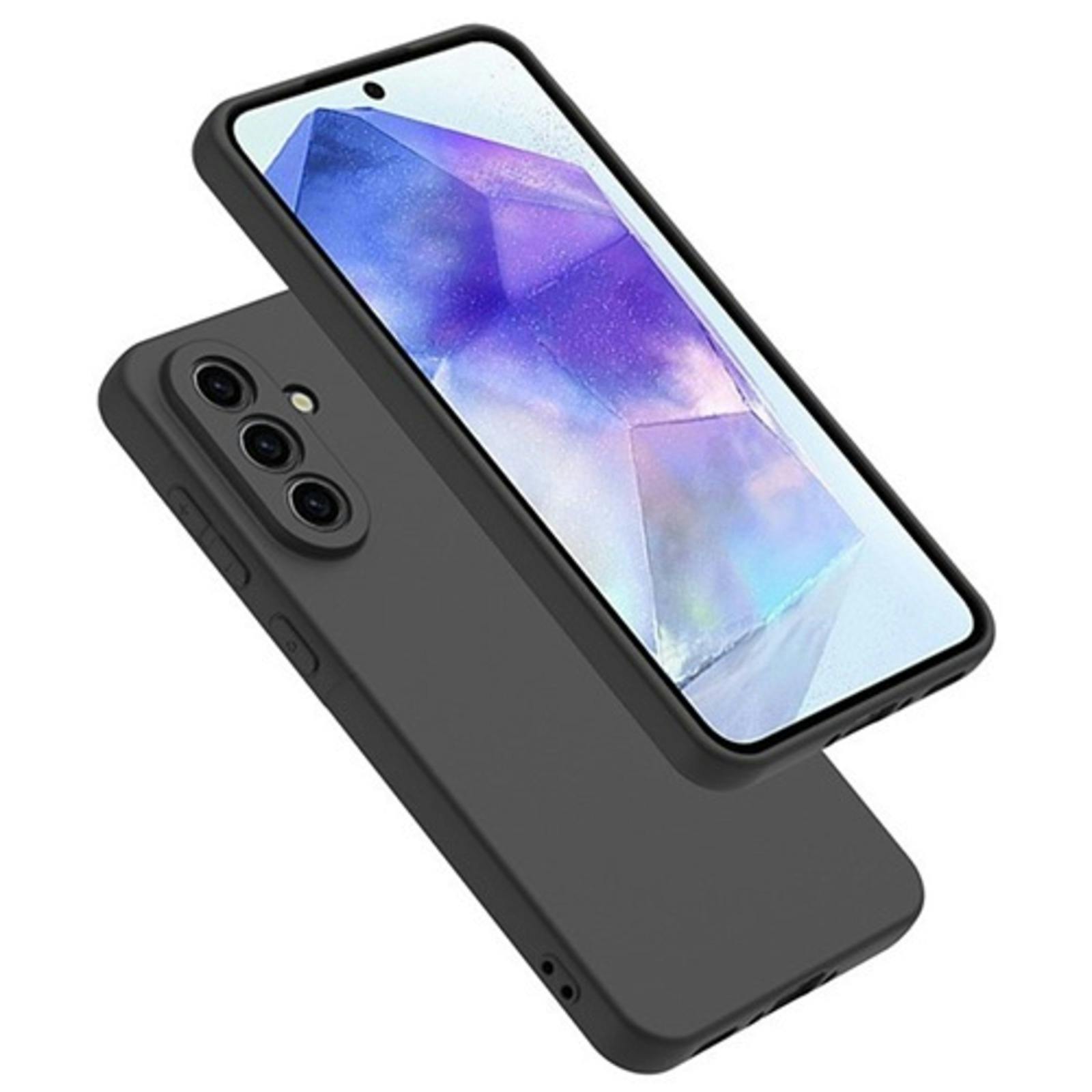 CaseBody Samsung Galaxy A56 Slim-Fit Backcover Zwart