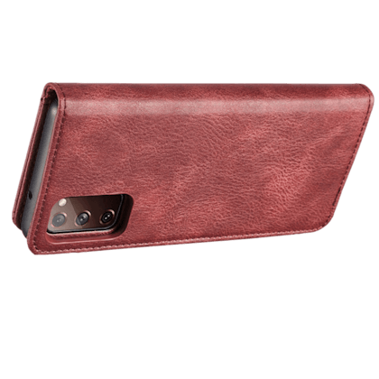 DG.MING Samsung Galaxy A34 lederen 2-1in-1 wallet en hoesje Rood
