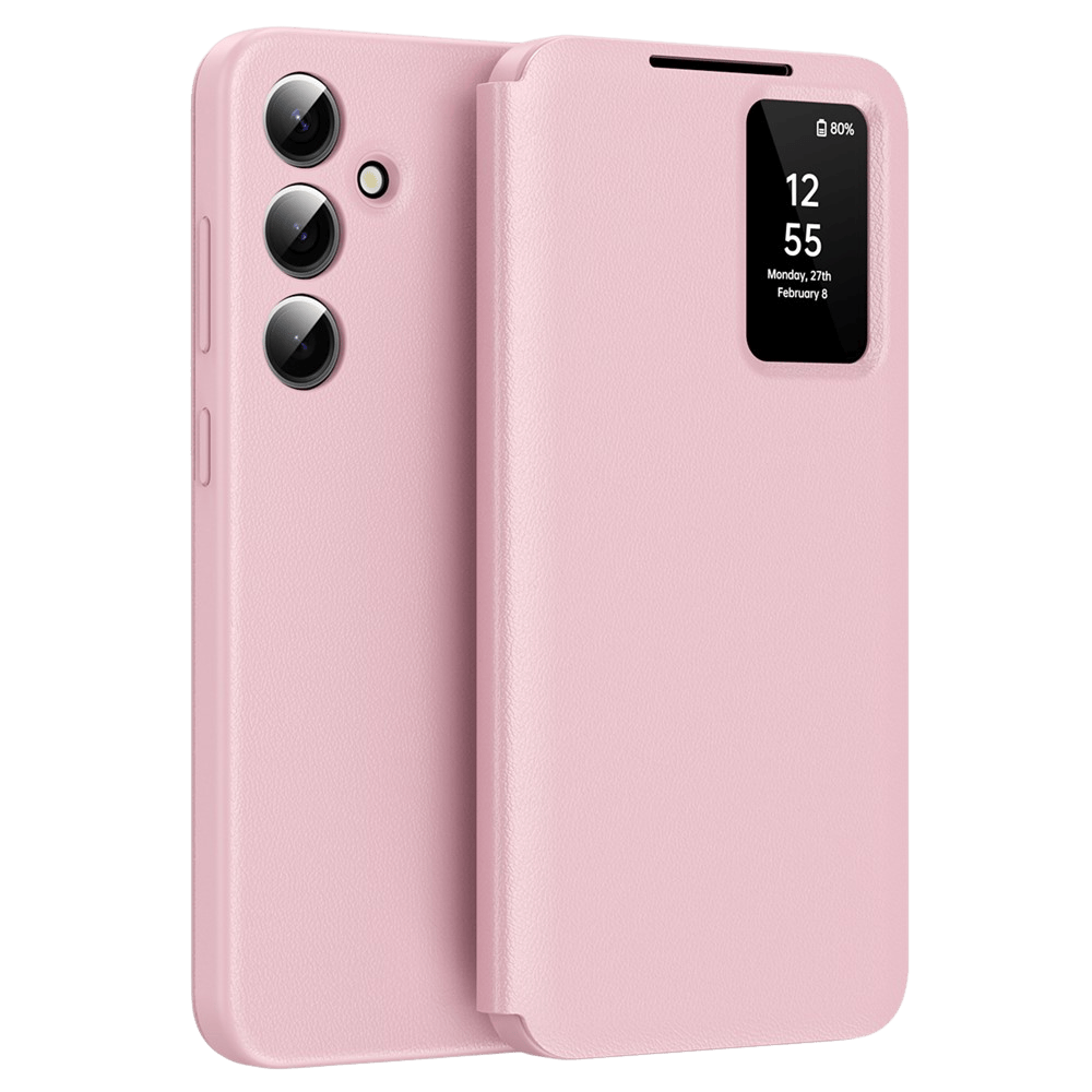 CaseBody Samsung Galaxy S24 Smart Cover Roze