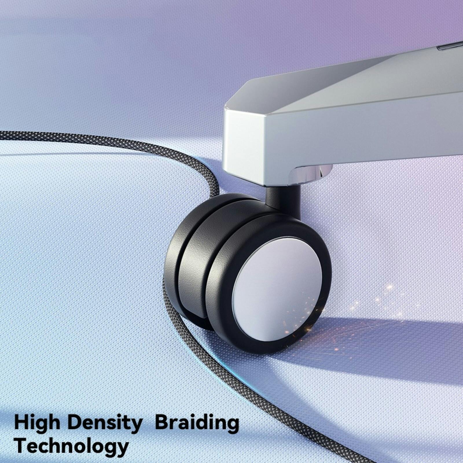 Essager 100W(!) Smartphone en Laptop Data + Oplaadkabel USB-A naar USB-C Roze 1m