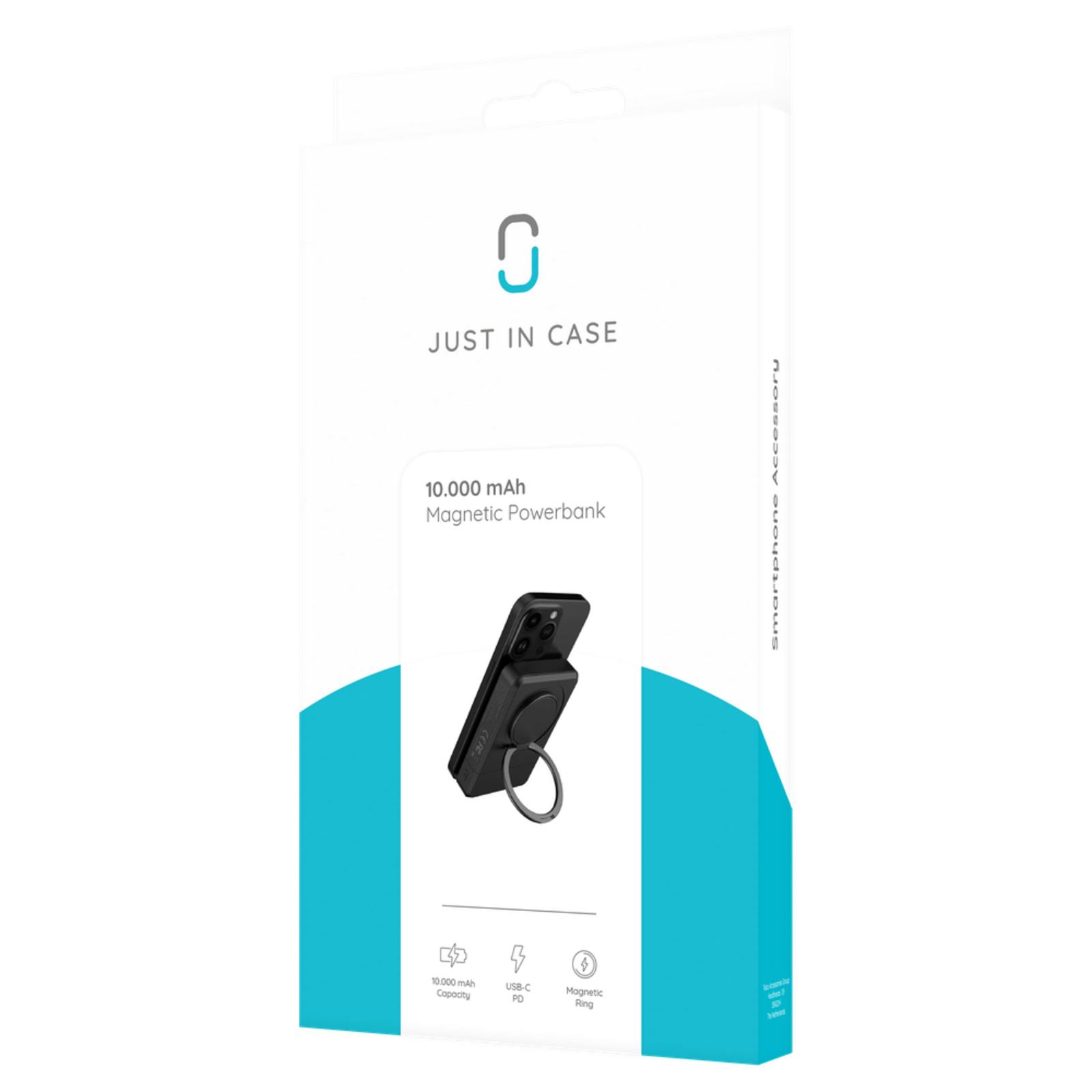 Just in Case MagSafe Powerbank 10.000mAh Zwart