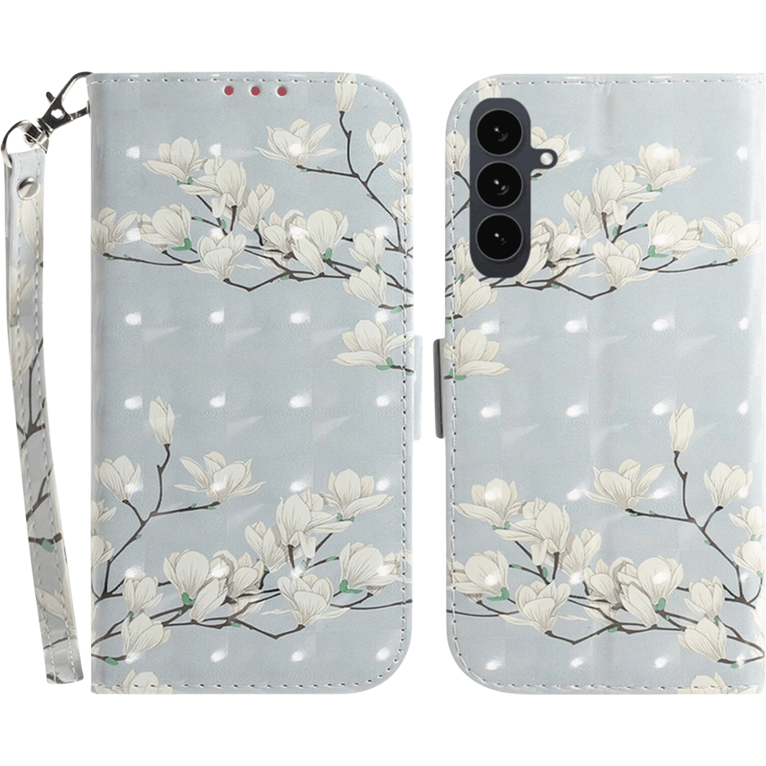 Comfycase Samsung Galaxy S25 FE Bookcase Hoesje Blossom Meerkleurig