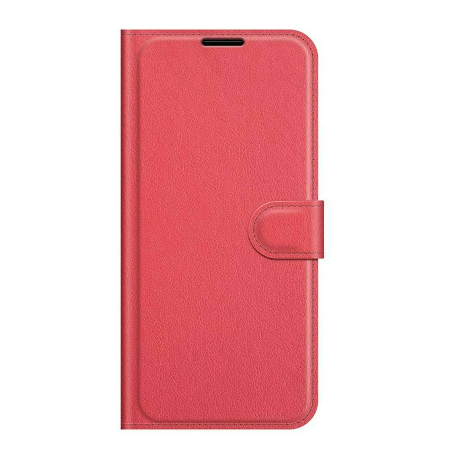 Just in Case Galaxy S22 Ultra TPU Portemonnee Hoesje Red