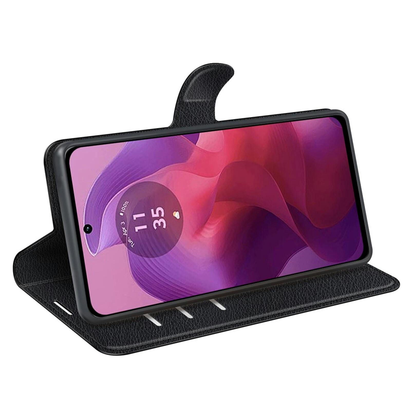 Mocaa Motorola E14 Slim-Fit Book Case Zwart