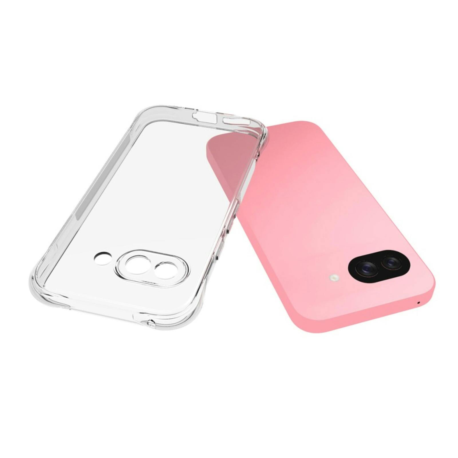 CaseBody Google Pixel 9a Shockproof Hoesje Transparant