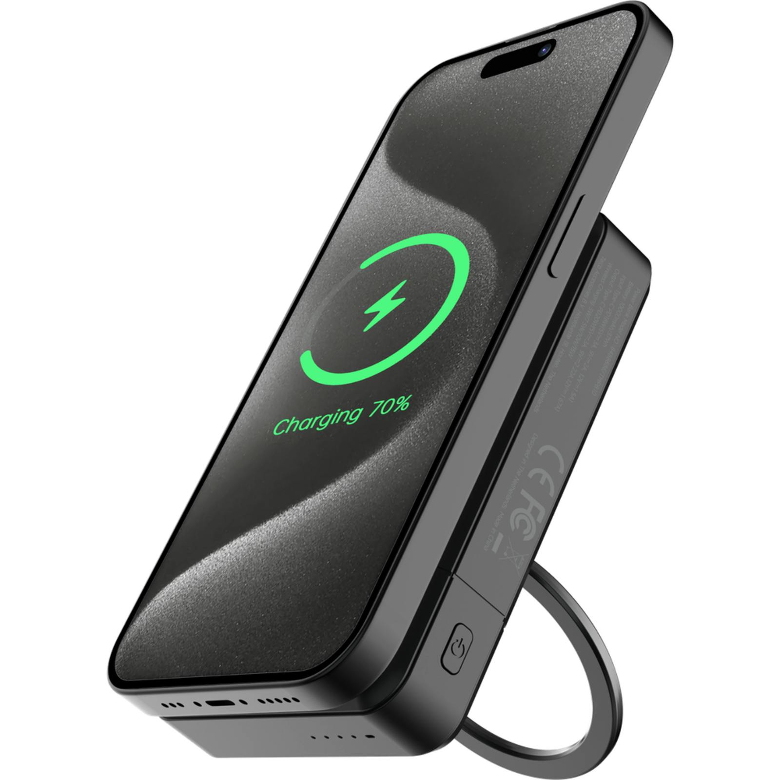 Just in Case MagSafe Powerbank 10.000mAh Zwart