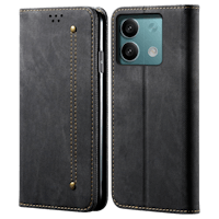 CaseBody Xiaomi Redmi Note 13 5G Denim Bookcase Zwart