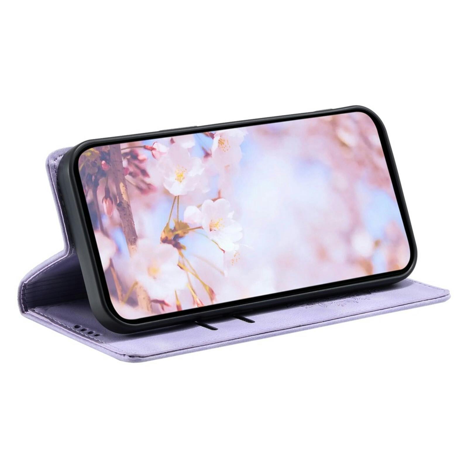 Comfycase Apple iPhone 17 Air Soft Mandala Bookcase Paars