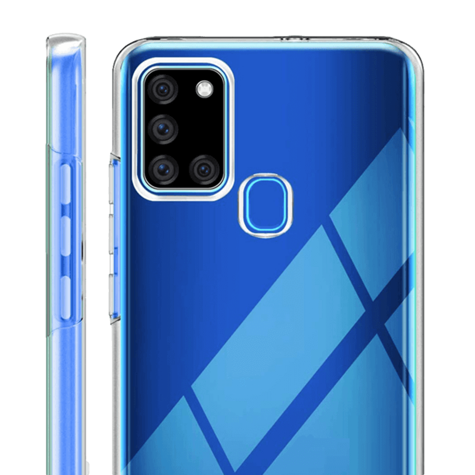 Mocaa Samsung Galaxy A21s Full Body Beschermhoes Transparant