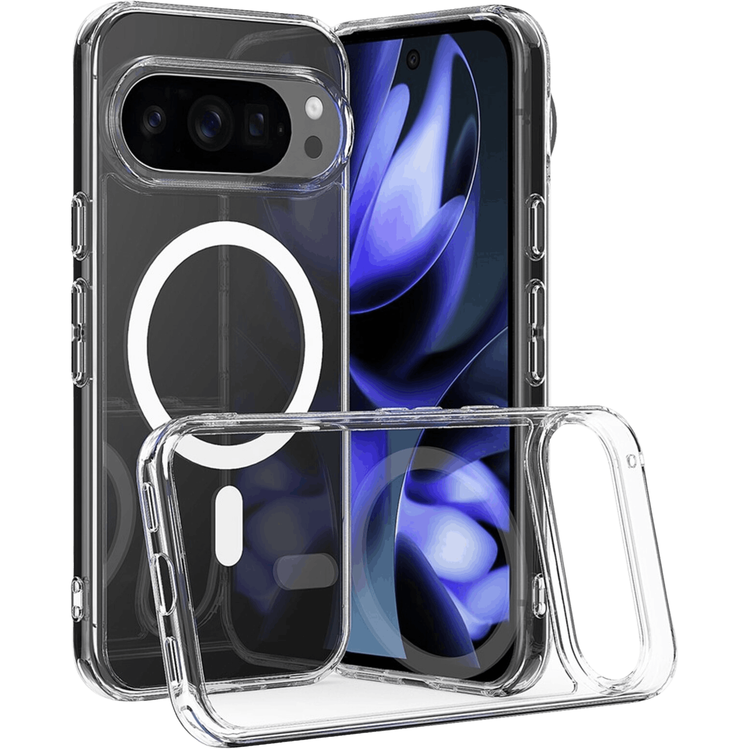 CaseBody Google Pixel 10 Pro MagSafe Airbag Hoesje Transparant