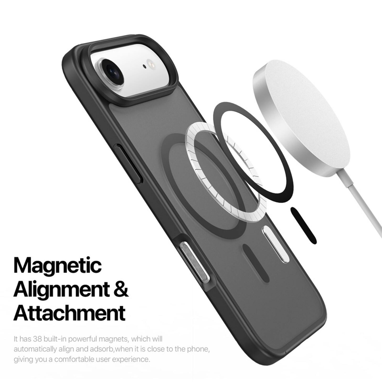 DUX DUCIS Apple iPhone 17 Air Mat MagSafe Hoesje Zwart