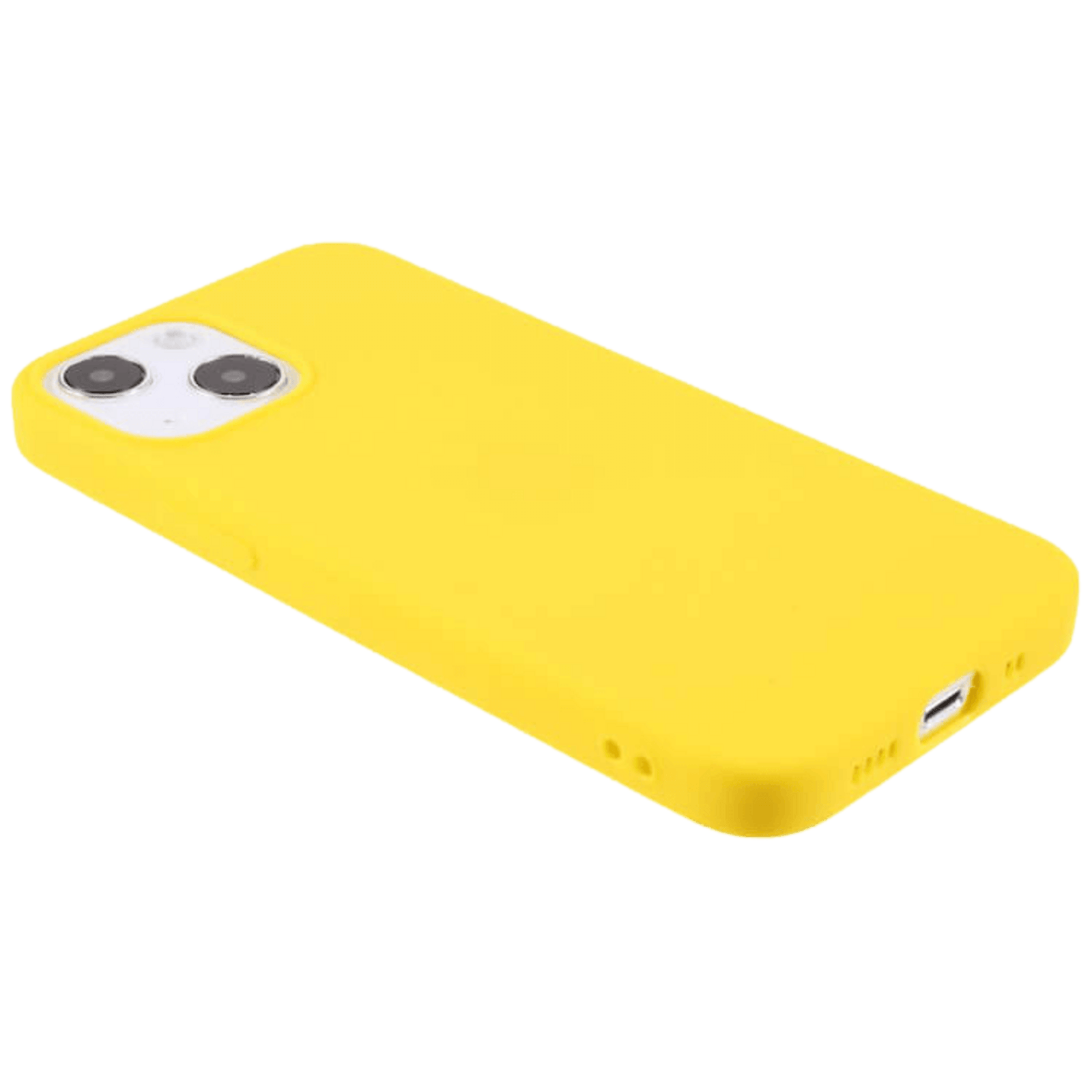 Mocaa iPhone 13 Mini Slim-Fit Telefoonhoesje Geel