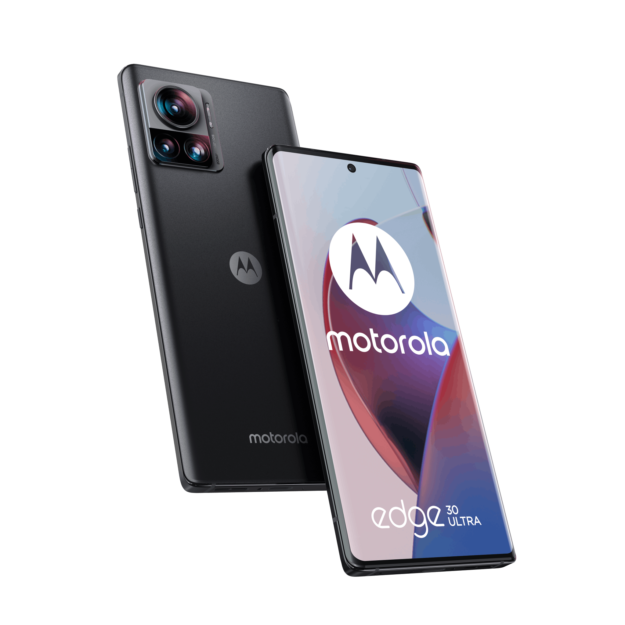 Motorola Edge 30 Ultra Ash Grey - Voorkant & achterkant