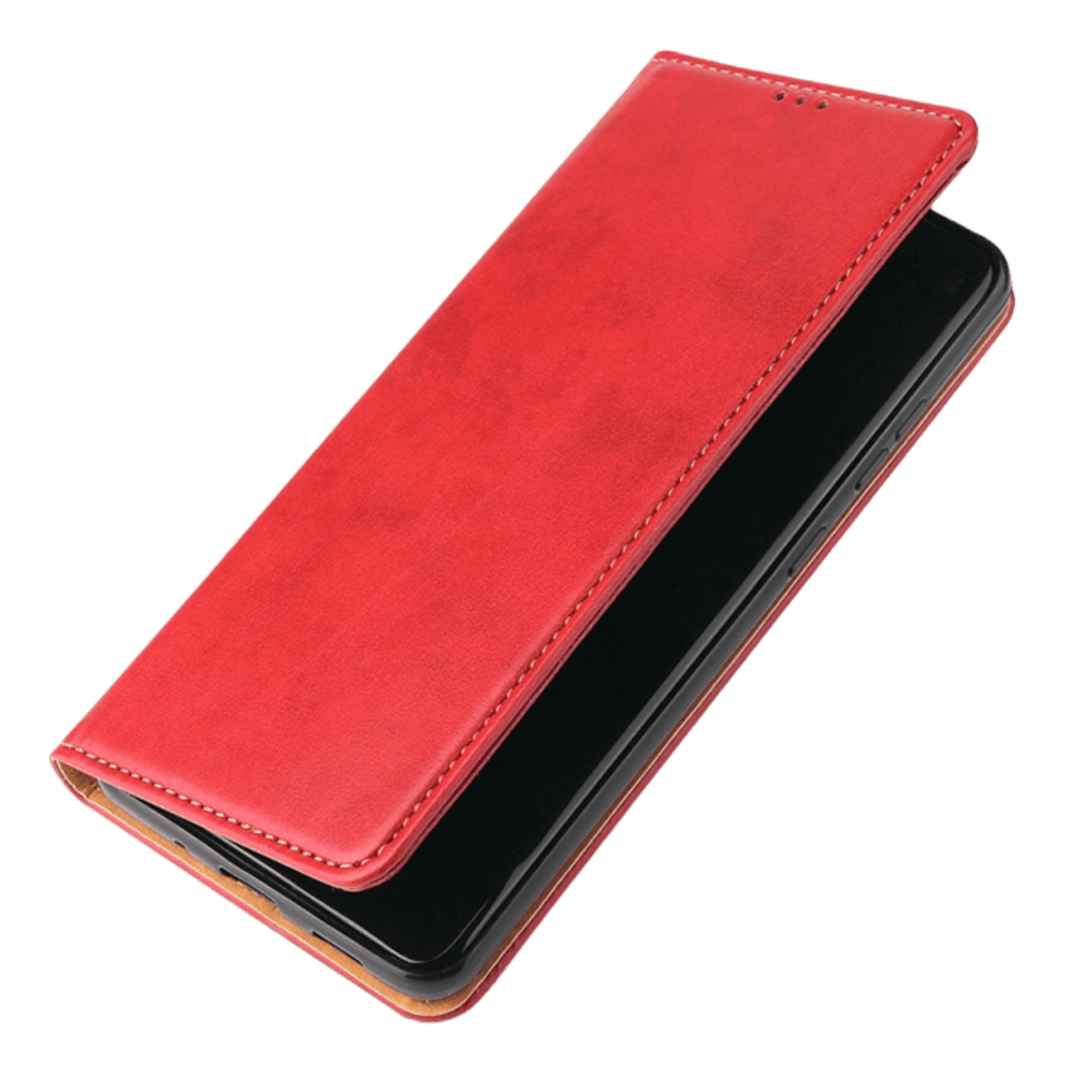 Fierre Shann Samsung Galaxy S20 Ultra Slim Wallet Hoesje Rood