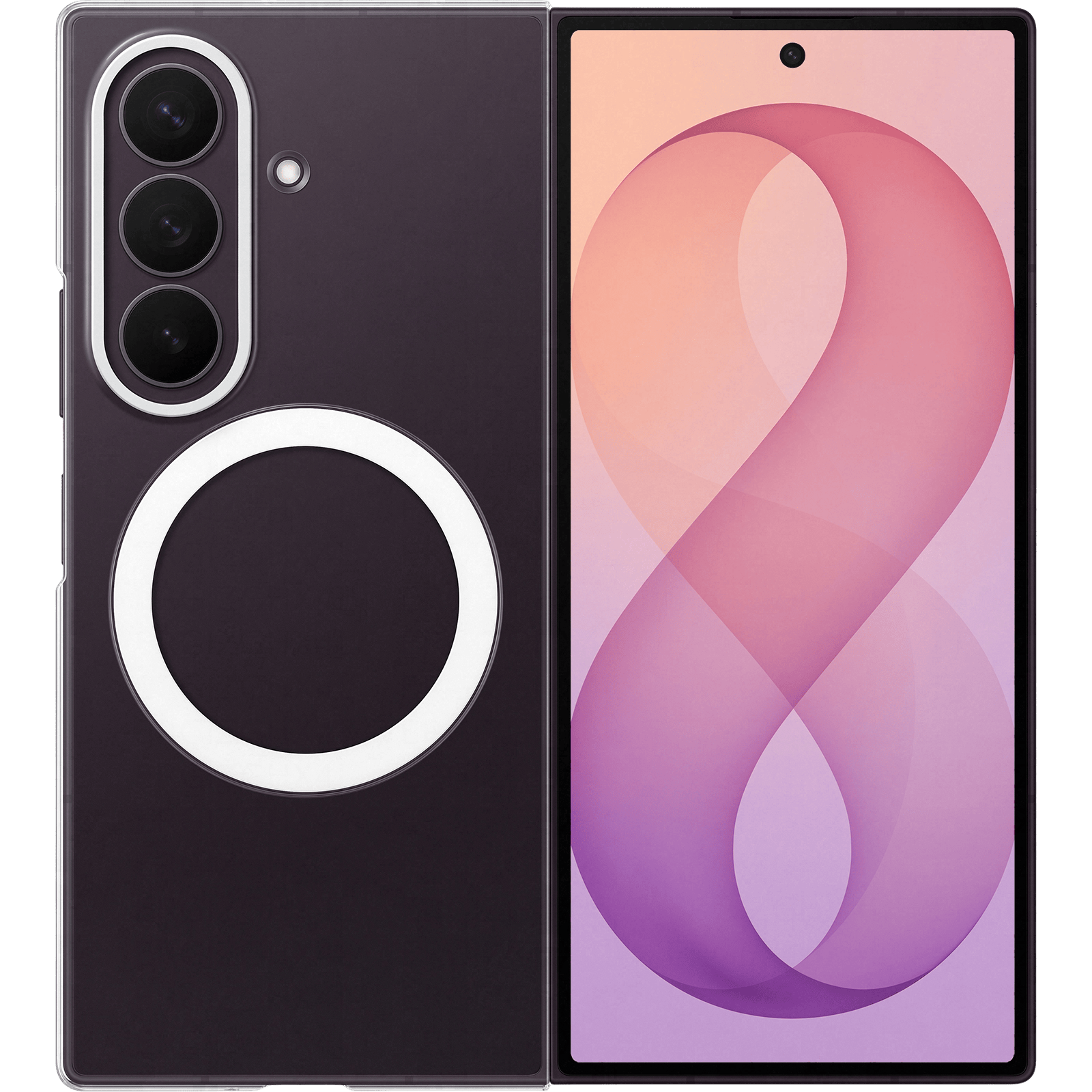 Samsung Galaxy Z Fold8 Ultra Clear Magnet Case