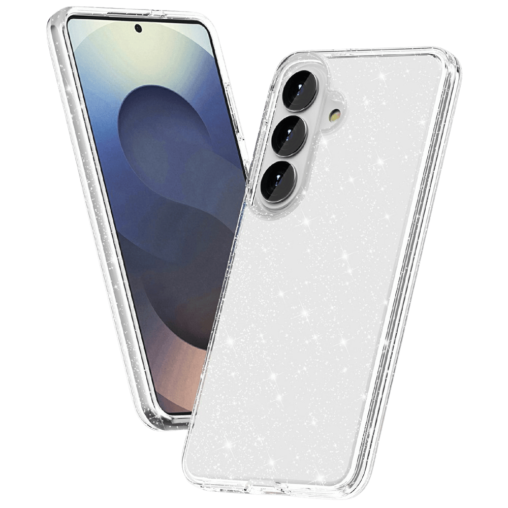 CaseBody Samsung Galaxy S26 Plus Glitz Beschermhoesje Wit