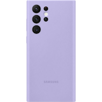 Samsung Galaxy S22 Ultra Siliconen Hoesje Fresh Lavender - Voorkant