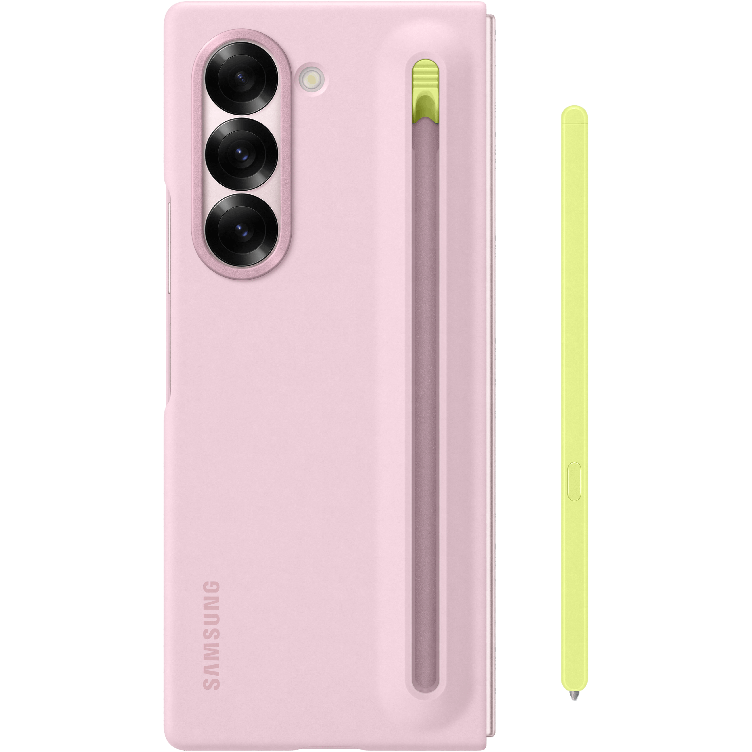 Samsung Galaxy Z Fold6 S Pen Hoesje Roze - Achterkant