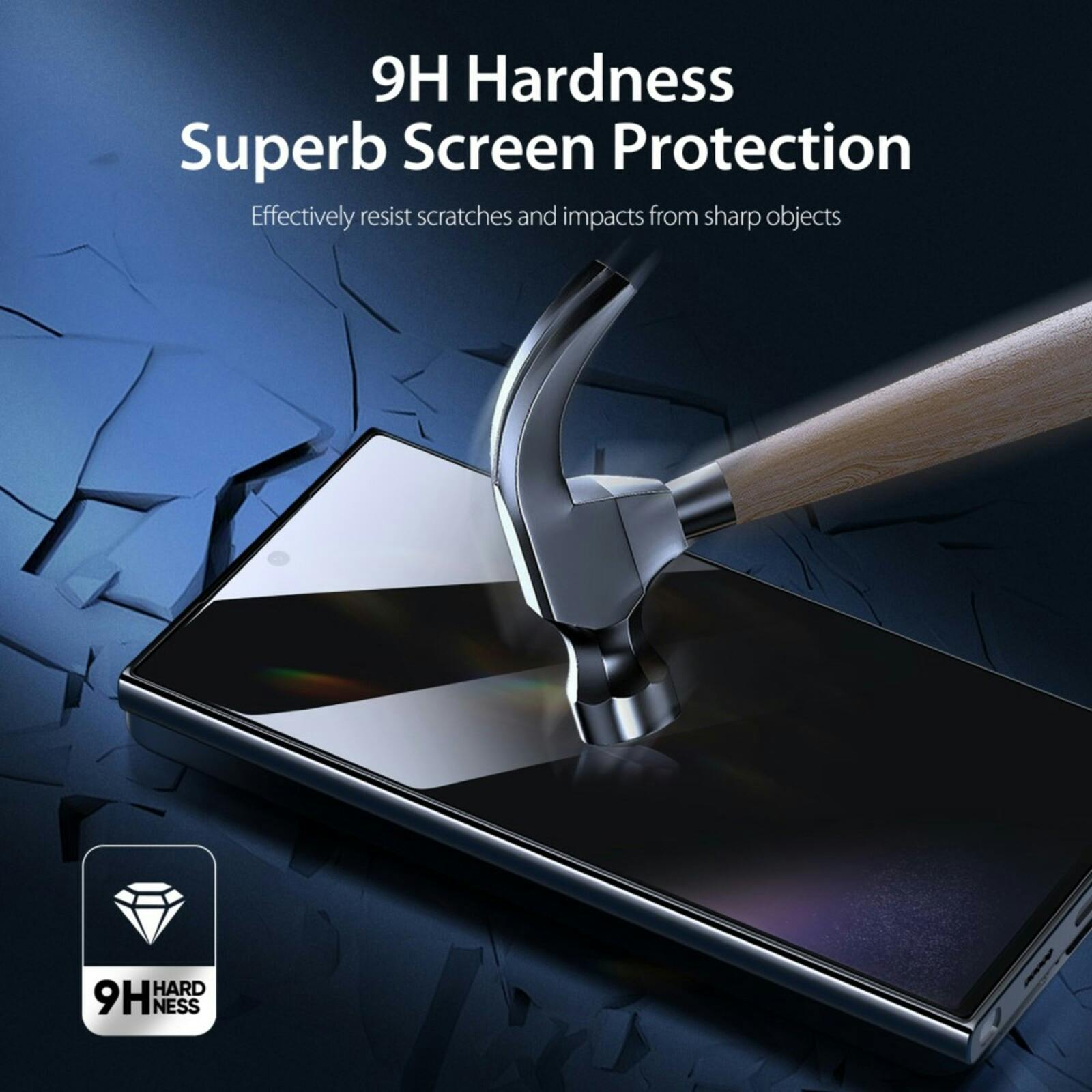 DUX DUCIS Samsung S24 Ultra Privacy Screenprotector Gehard Glas Transparant