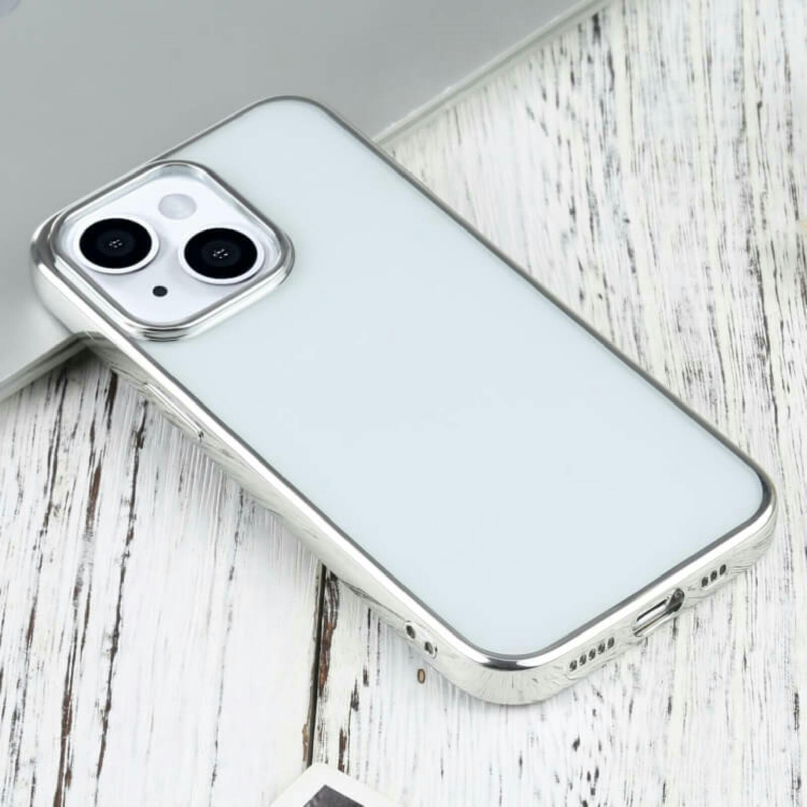 Comfycase iPhone 13 Mini Electra Hoesje Zilver