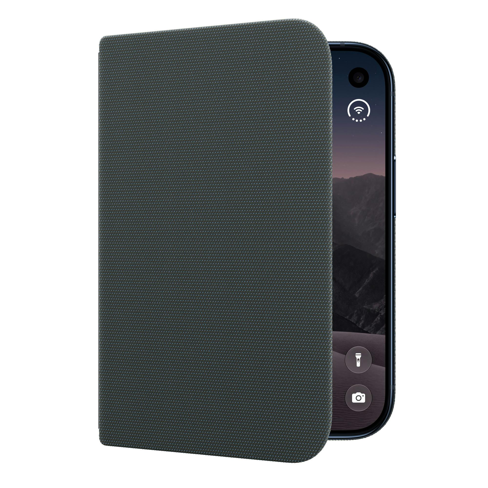 Apple iPhone Duo Folio Hoesje met Kickstand Marineblauw