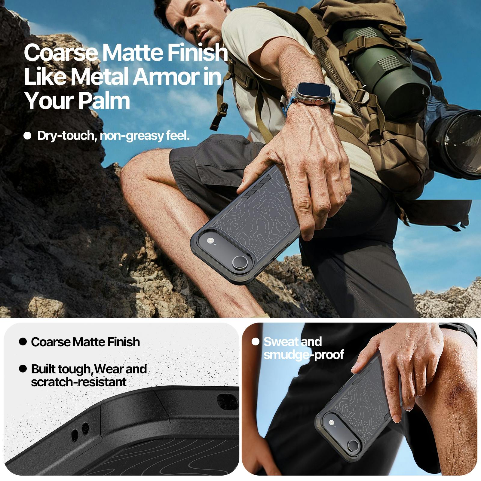 DUX DUCIS Apple iPhone 17 Air SHLD Series Extreme Protector Case Zwart