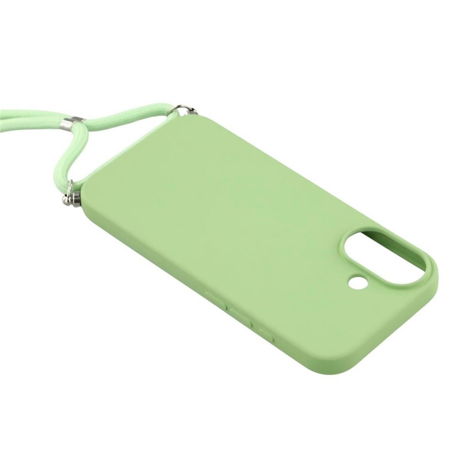 Mocaa Apple iPhone 17 Hoesje met Koord Matcha