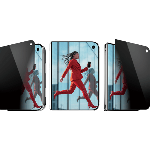 PanzerGlass iPhone Duo Fastfit In-a-Box Buitenscherm Screenprotector Privacy