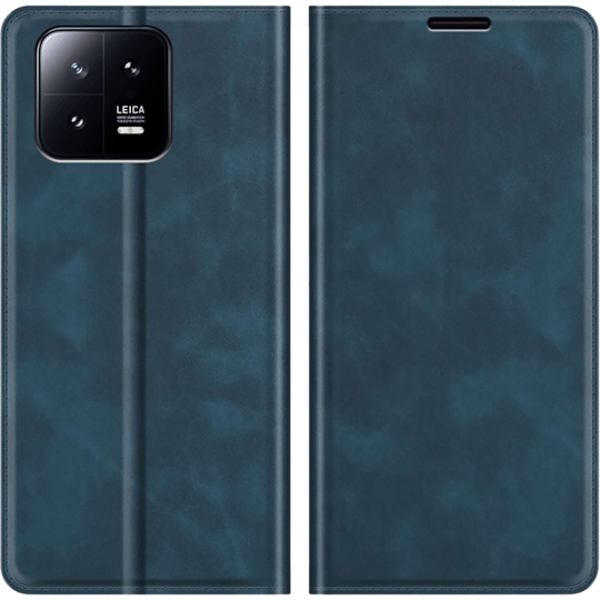 Just in Case Xiaomi 13 Portemonnee Hoesje Blauw - Voorkant & achterkant