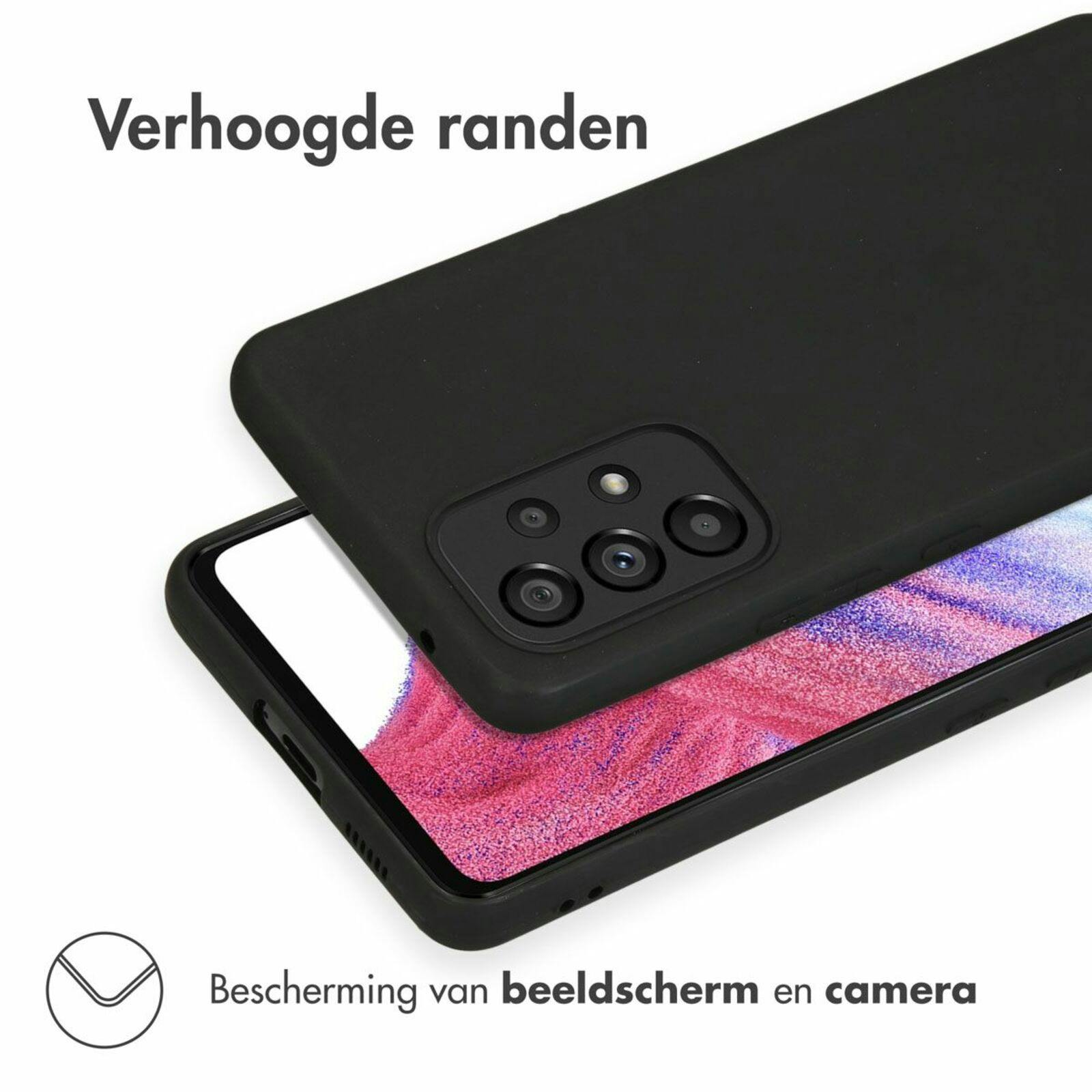 Kees Galaxy A53 Telefoonhoesje Zwart
