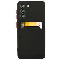 CaseBody Samsung Galaxy A14 Telefoonhoesje met Kaarthouder Zwart