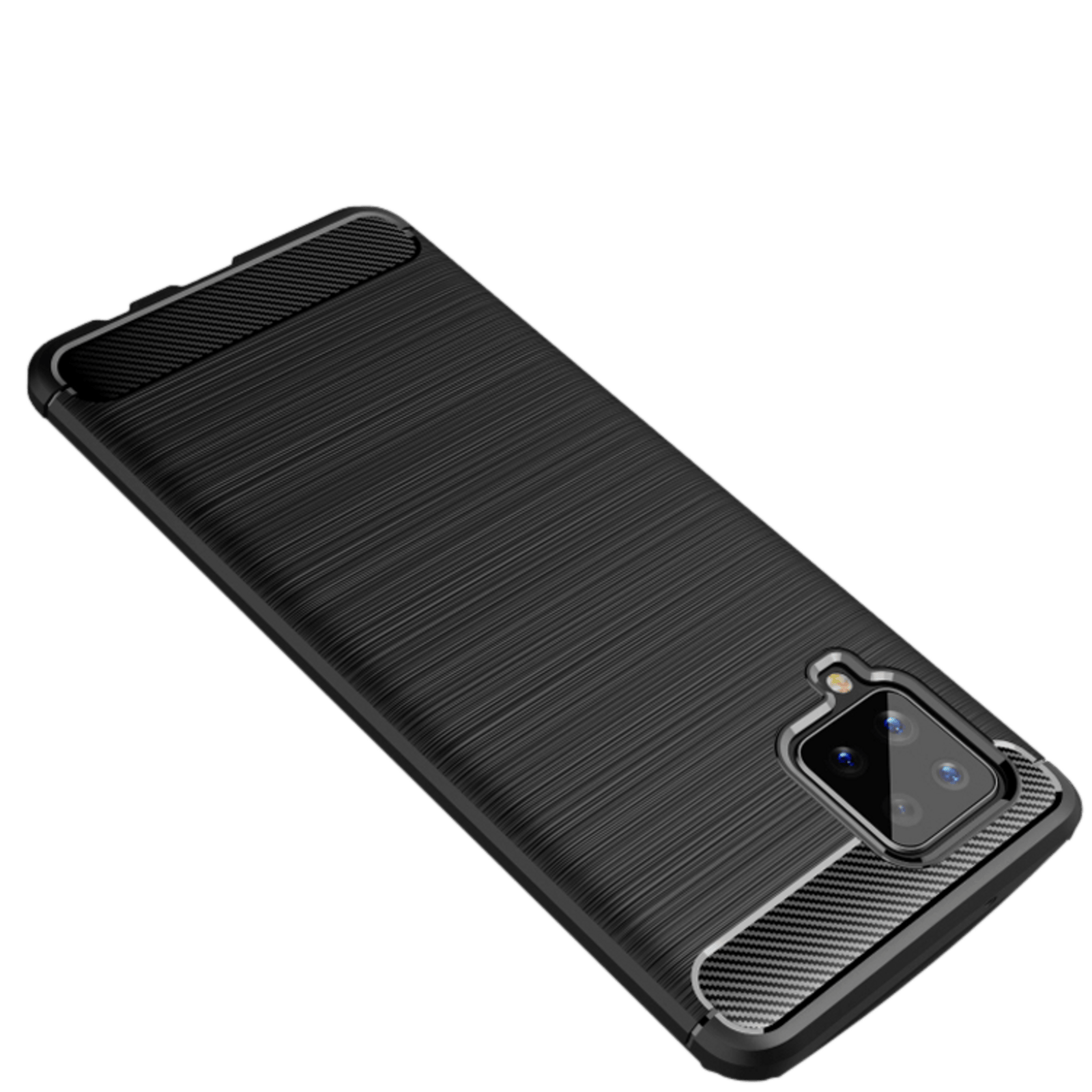 Mocaa Samsung Galaxy A42 Schokbestendig Slank Hoesje Zwart