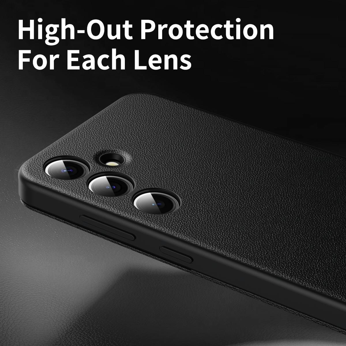 CaseBody Samsung Galaxy S25 Ultra Smart Cover Zwart