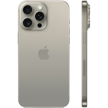 Apple iPhone 15 Pro Max Natural Titanium - Voorkant
