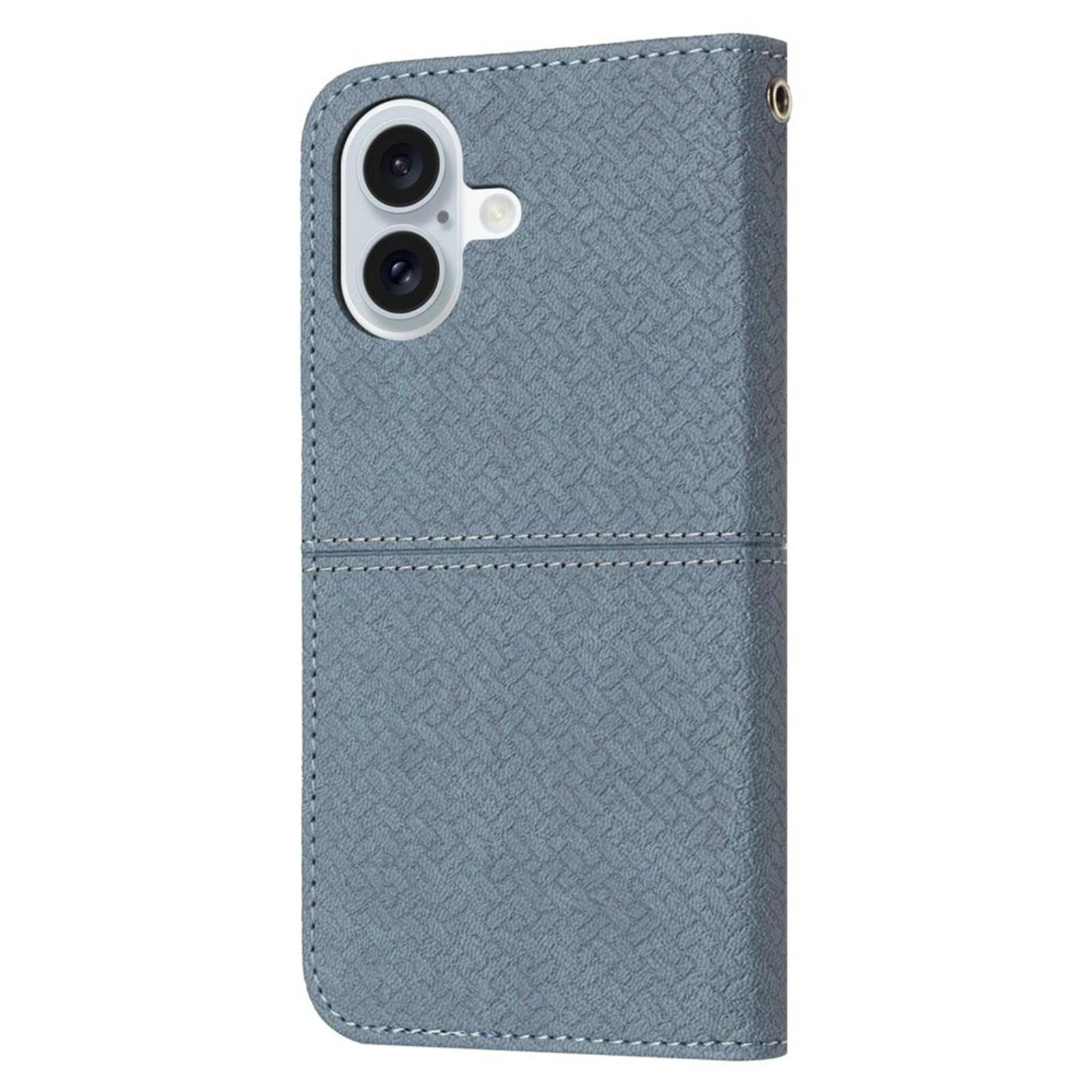 Comfycase Apple iPhone 17 Zacht Boek Hoesje Blauw