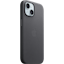 Apple iPhone 15 FineWoven MagSafe Hoesje Black - Voorkant