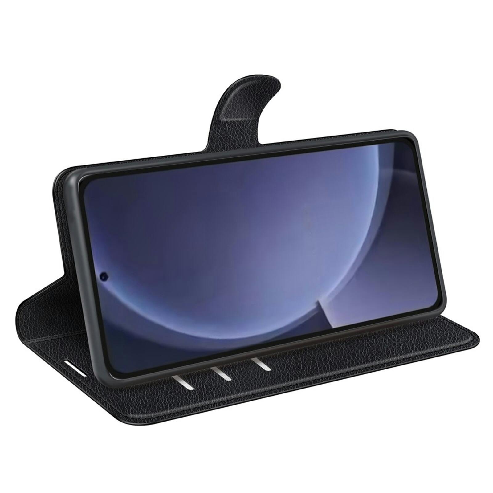 Mocaa Samsung Galaxy S25 Plus Slim-Fit Book Case Zwart