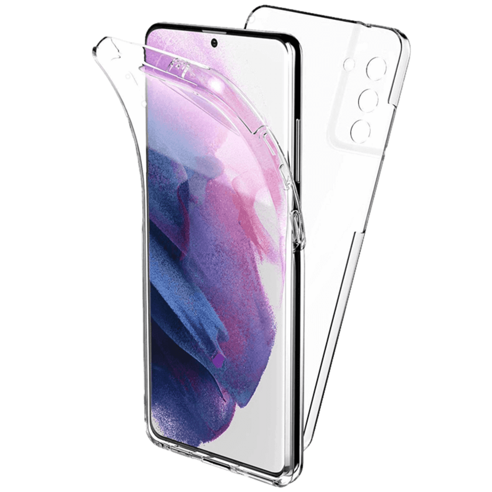 Mocaa Samsung Galaxy S22 Full Body Beschermhoes Transparant