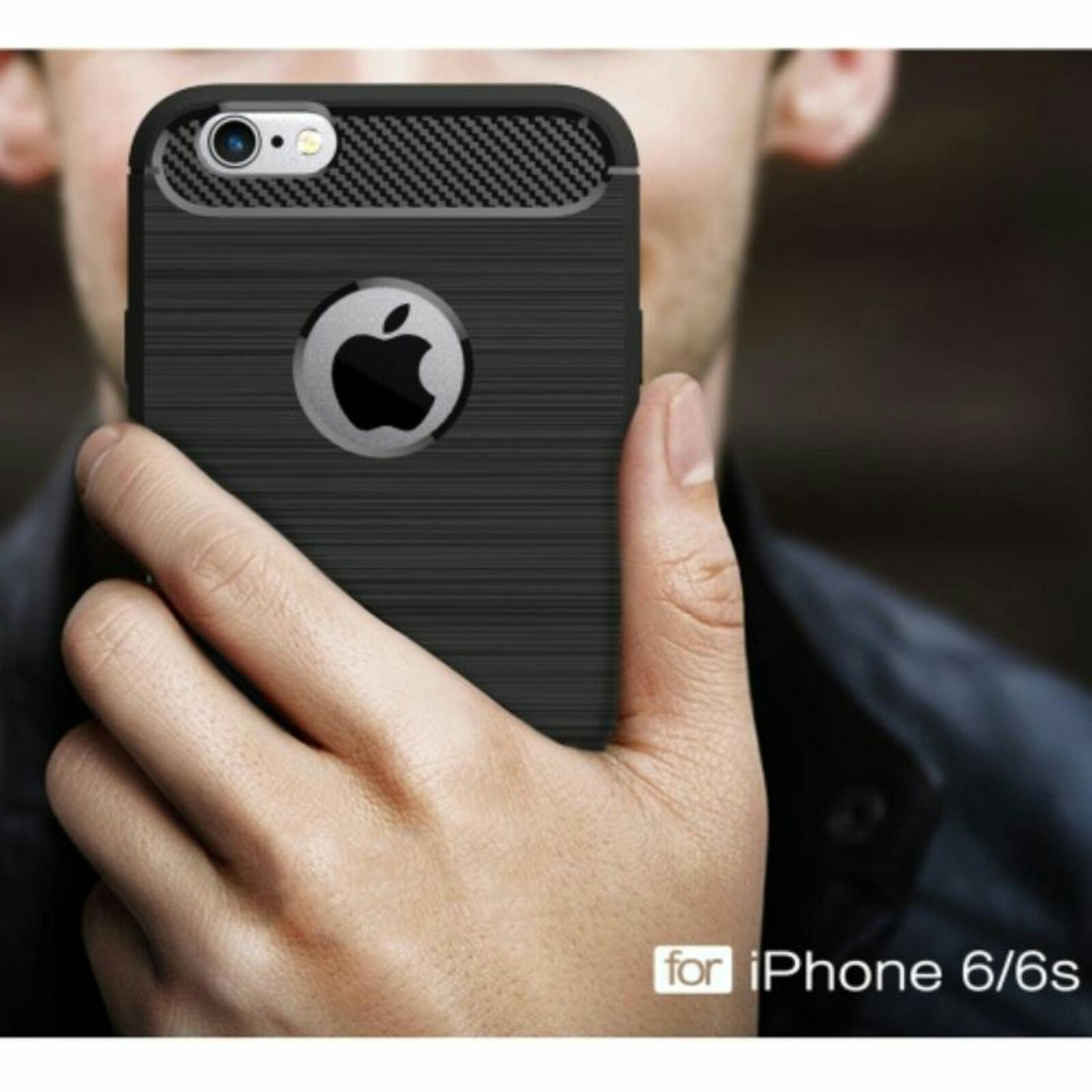 Mocaa iPhone 6 / 6s Hoesje Schokbestendig Slank Grijs