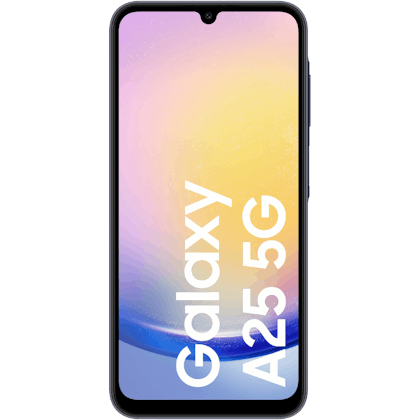 Samsung Galaxy A25 5G Blue Black - Voorkant