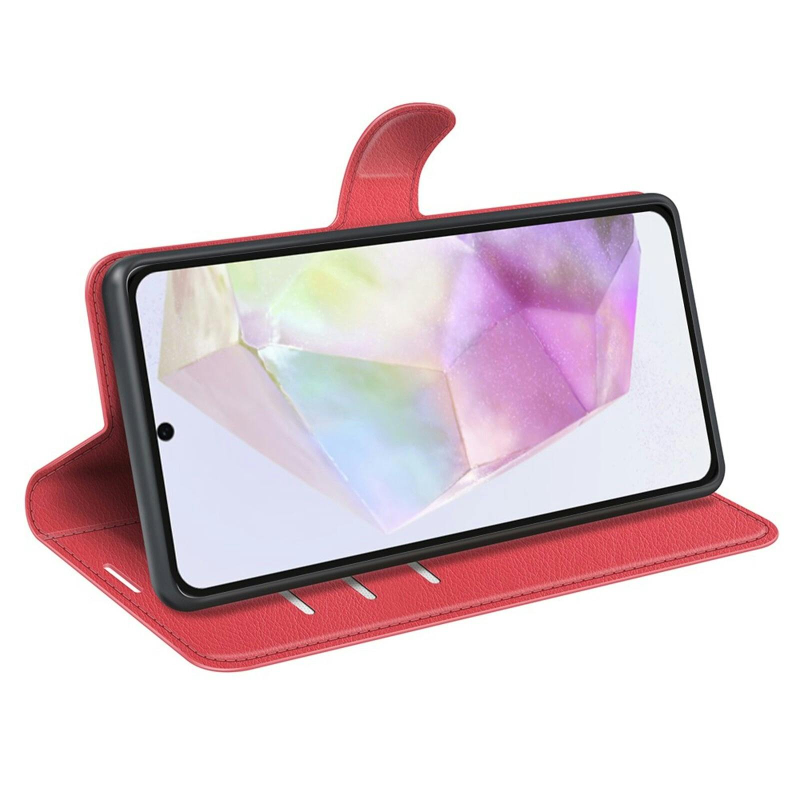 Comfycase Samsung Galaxy A36 Bookcase Hoesje Rood