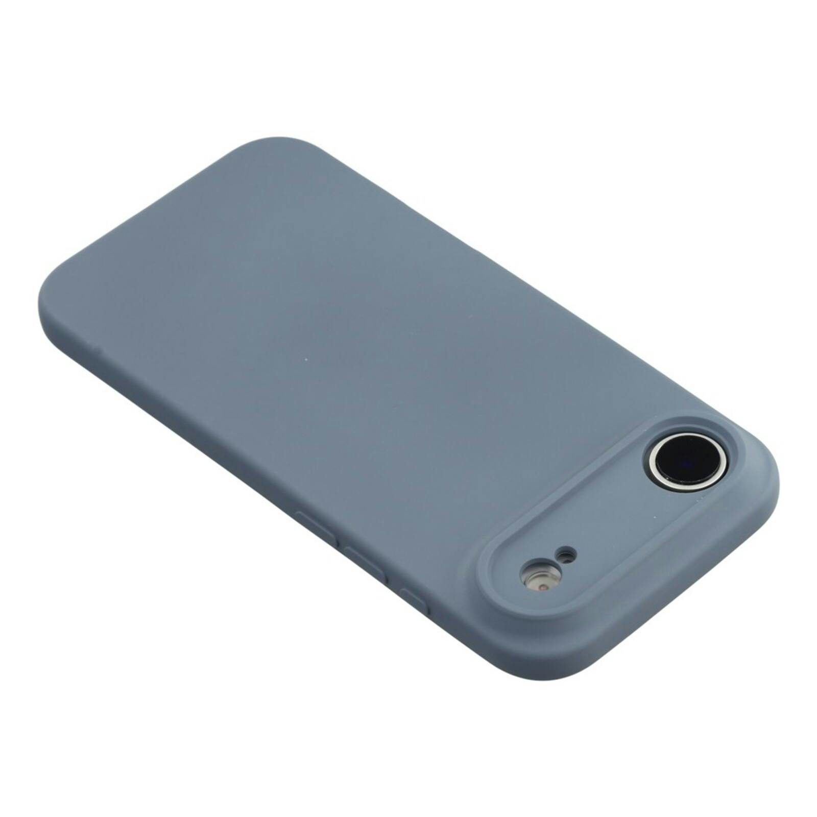 Mocaa Apple iPhone 17 Air Lens Protection Hoesje Blauwgrijs