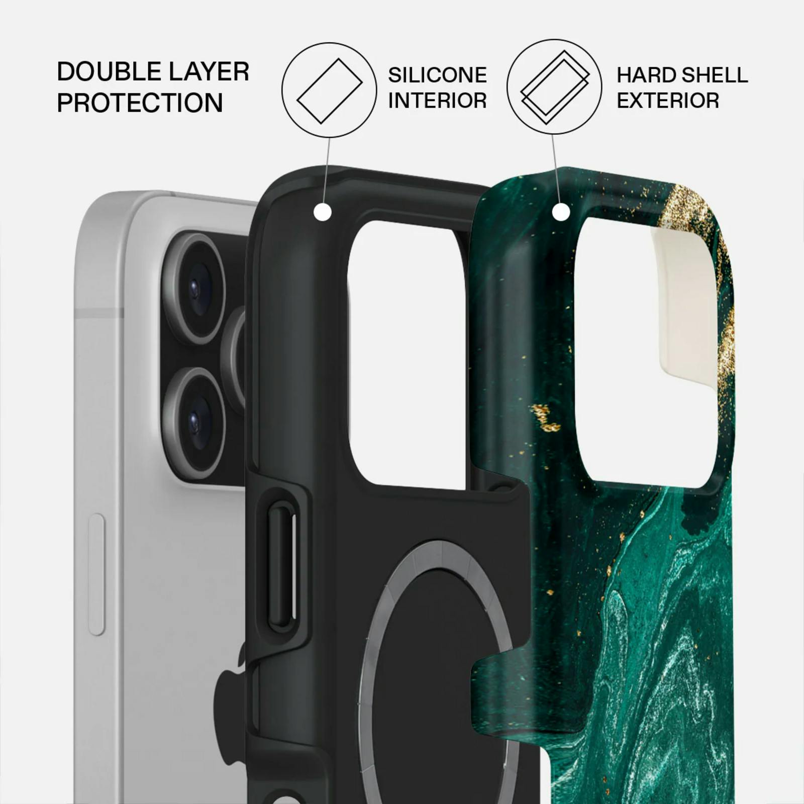 Burga iPhone 17 Pro MagSafe Case Emerald Pool