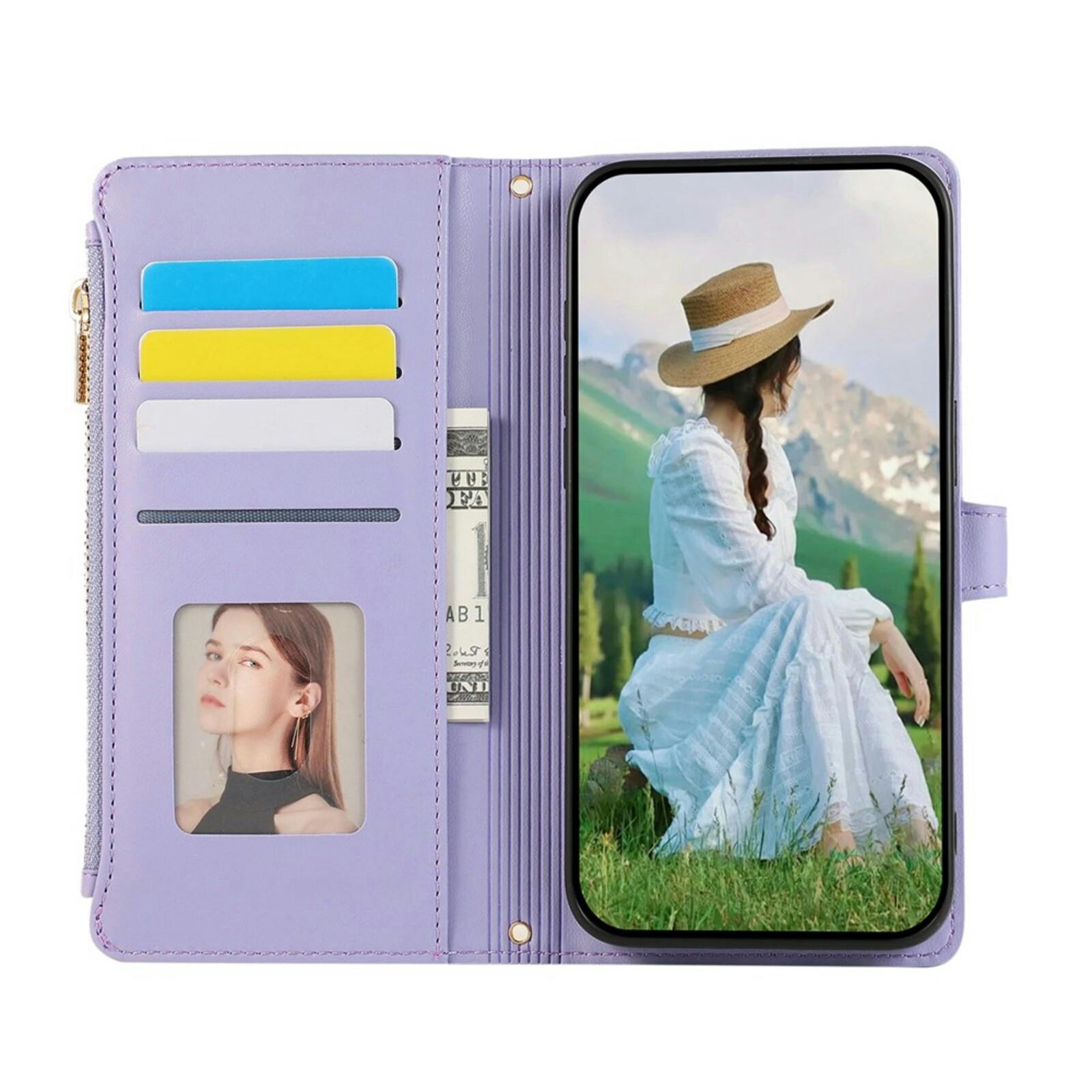 TwoTone Samsung Galaxy A57 Wallet Hoesje Paars