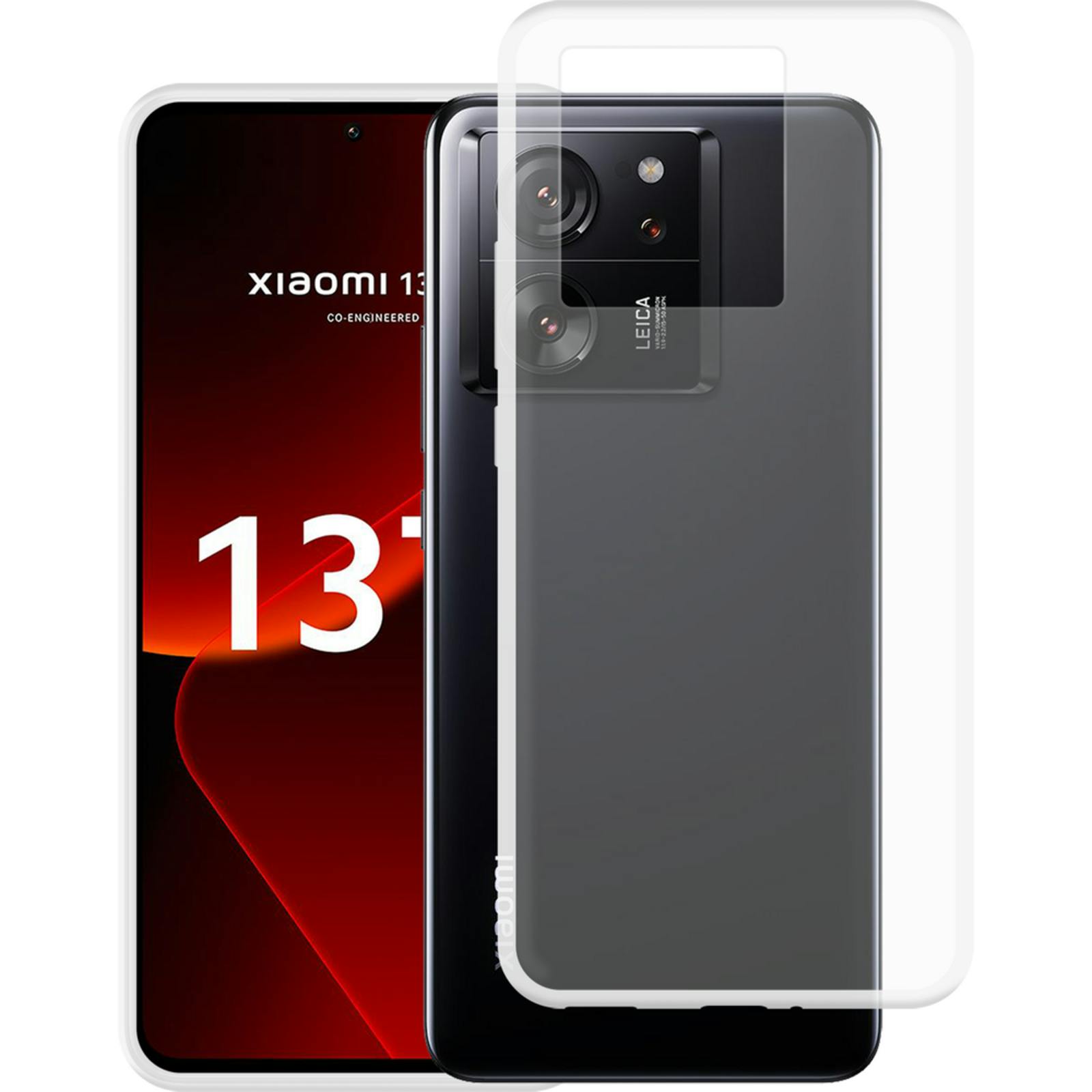 Just in Case Xiaomi 13T (Pro) Siliconen (TPU) Hoesje Transparant