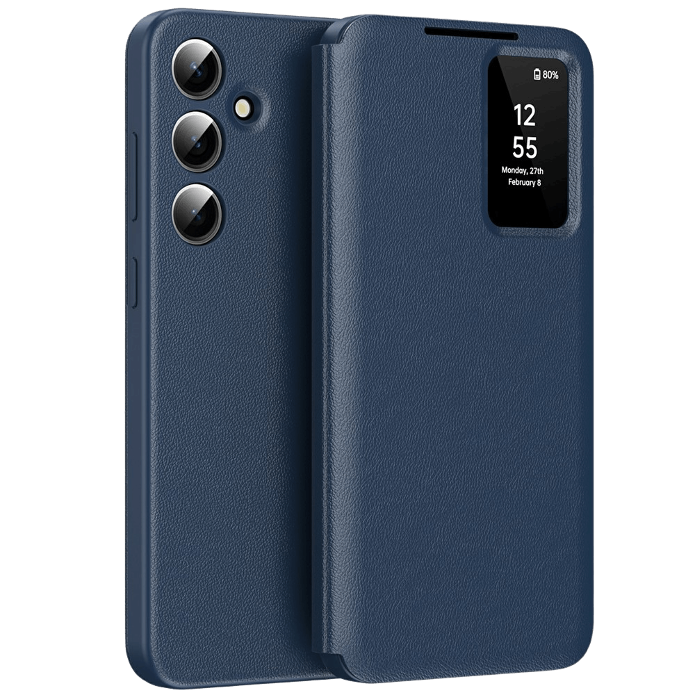 CaseBody Samsung Galaxy A56 Smart Cover Blauw