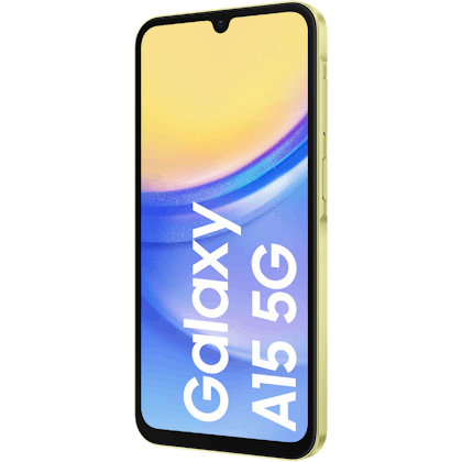 Samsung Galaxy A15 5G Yellow - Voorkant