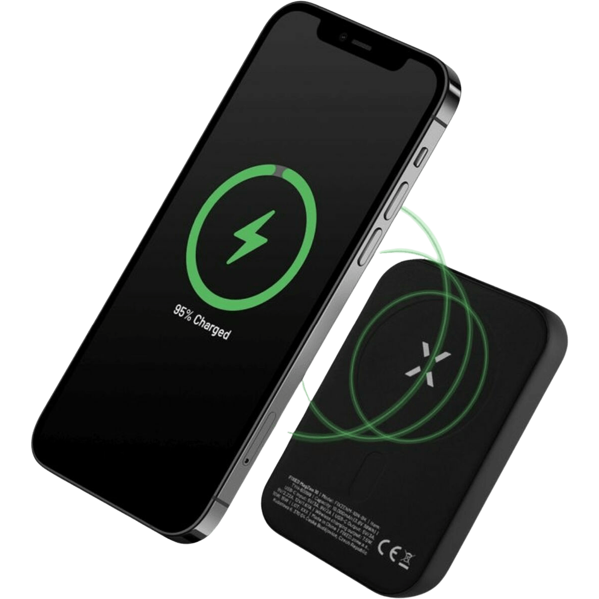 Fixed MagZen MagSafe Powerbank Zwart