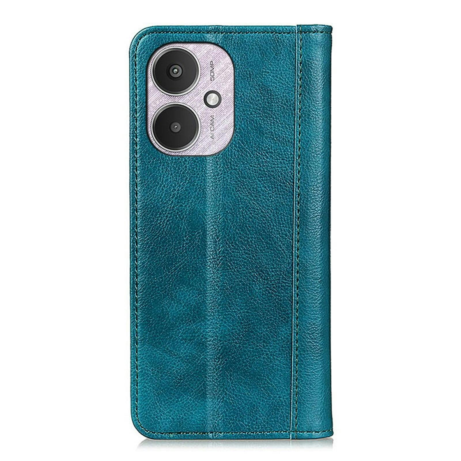 Comfycase Redmi 13C Leren Portemonnee Hoesje Turqoise