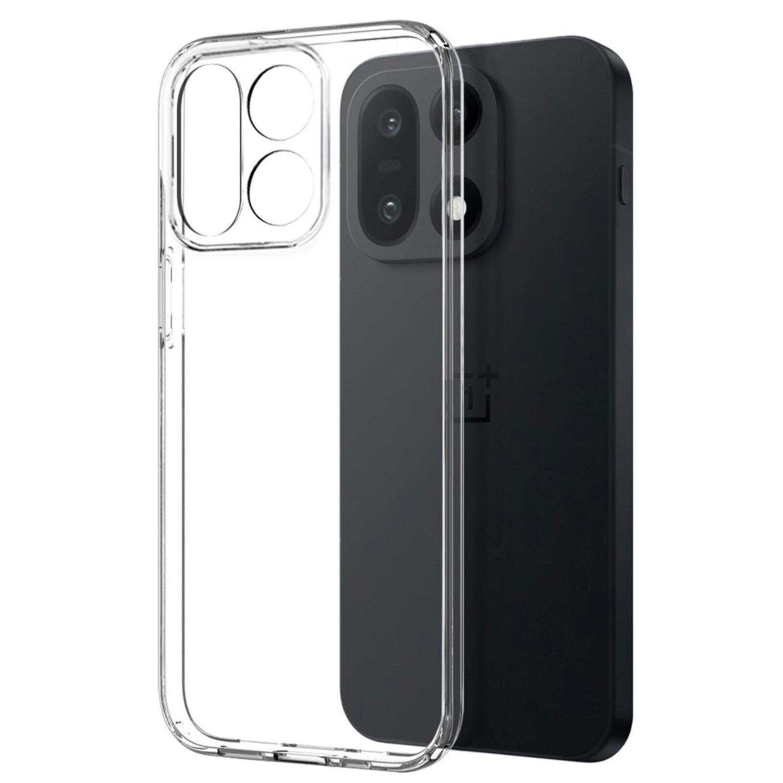 Northjo OnePlus 15 Hoesje en Screenprotector Transparant